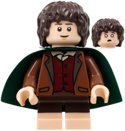 Минифигурка Lego Frodo Baggins - Reddish Brown Jacket lor112 U